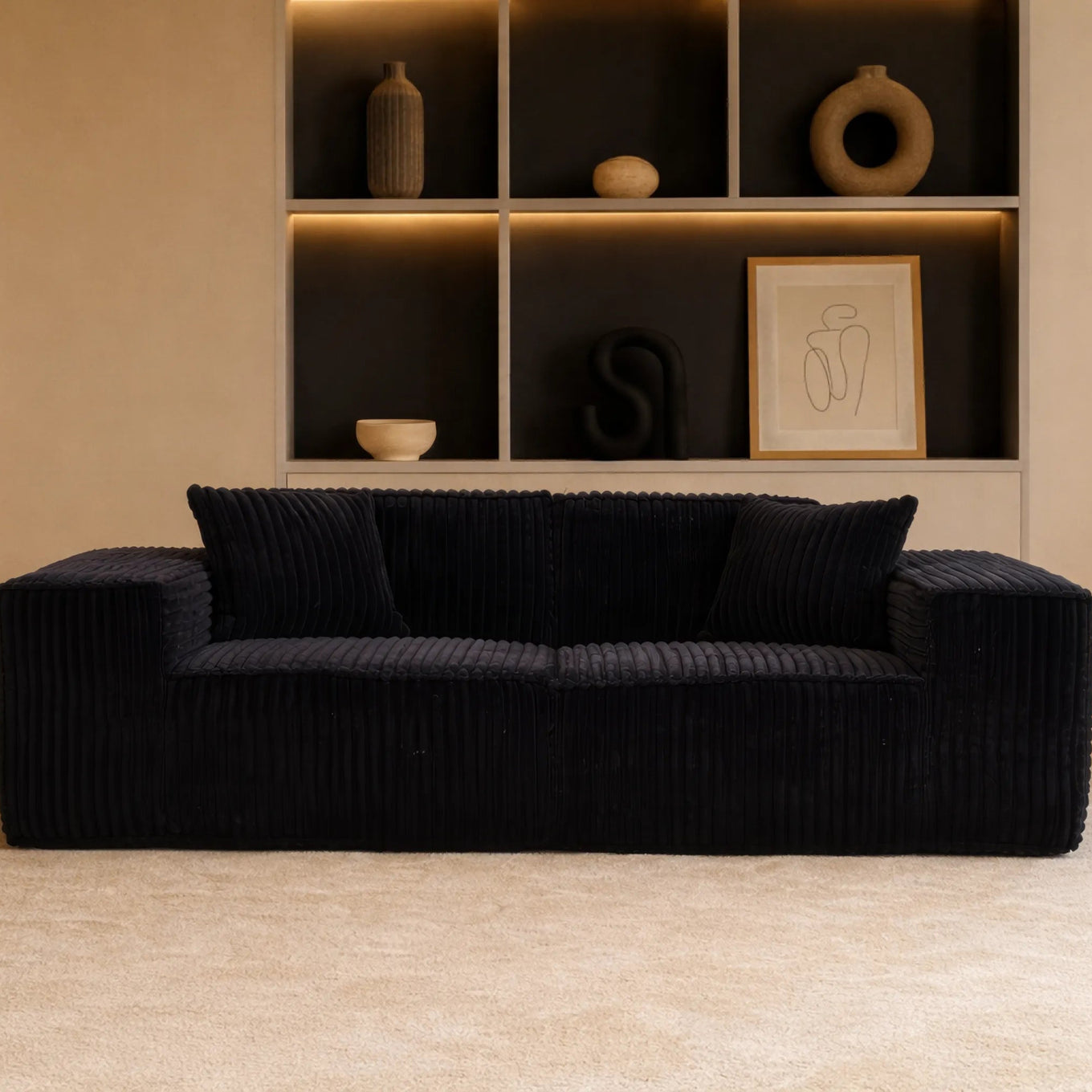 Puffy Domino Loveseat