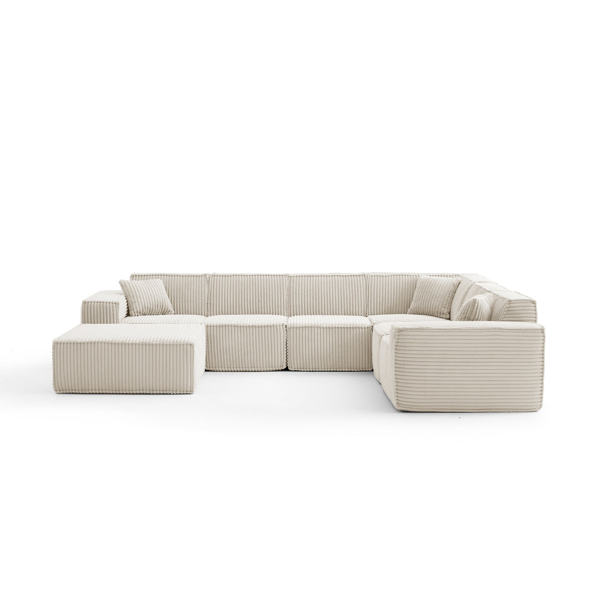 Champagne Mist | Domino Ottoman