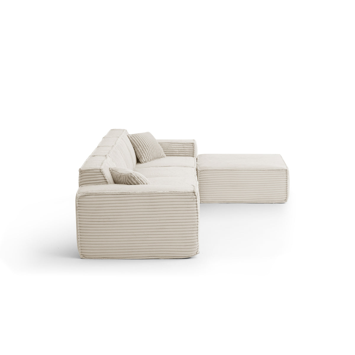 Champagne Mist | Domino Ottoman