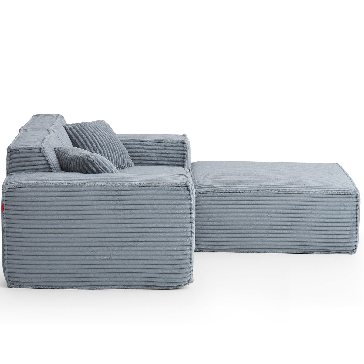 Silver Birch | Domino Ottoman