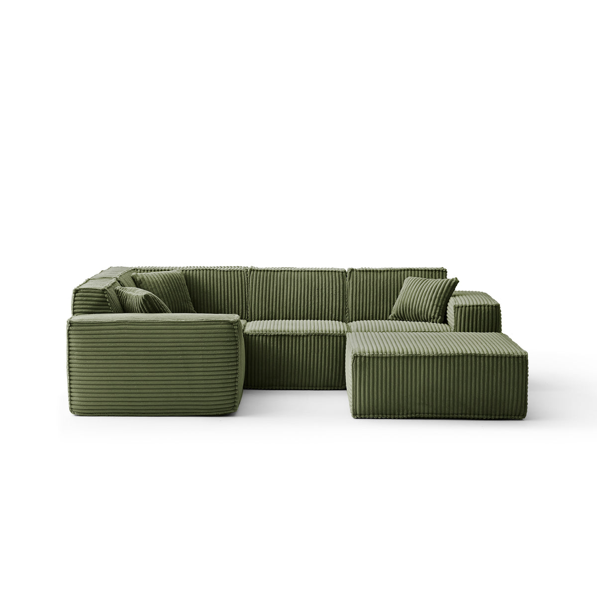Forest Fern | Domino Ottoman
