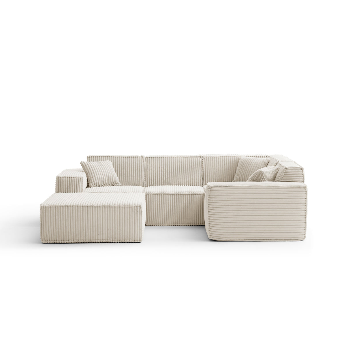 Champagne Mist | Domino Ottoman
