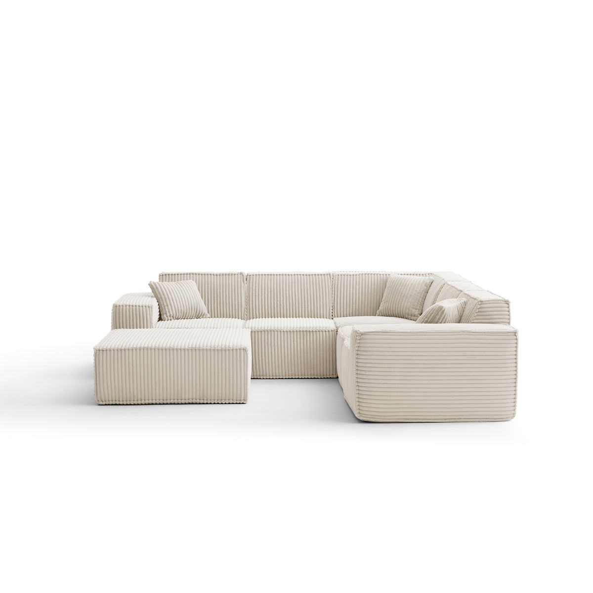 Champagne Mist | Domino Ottoman