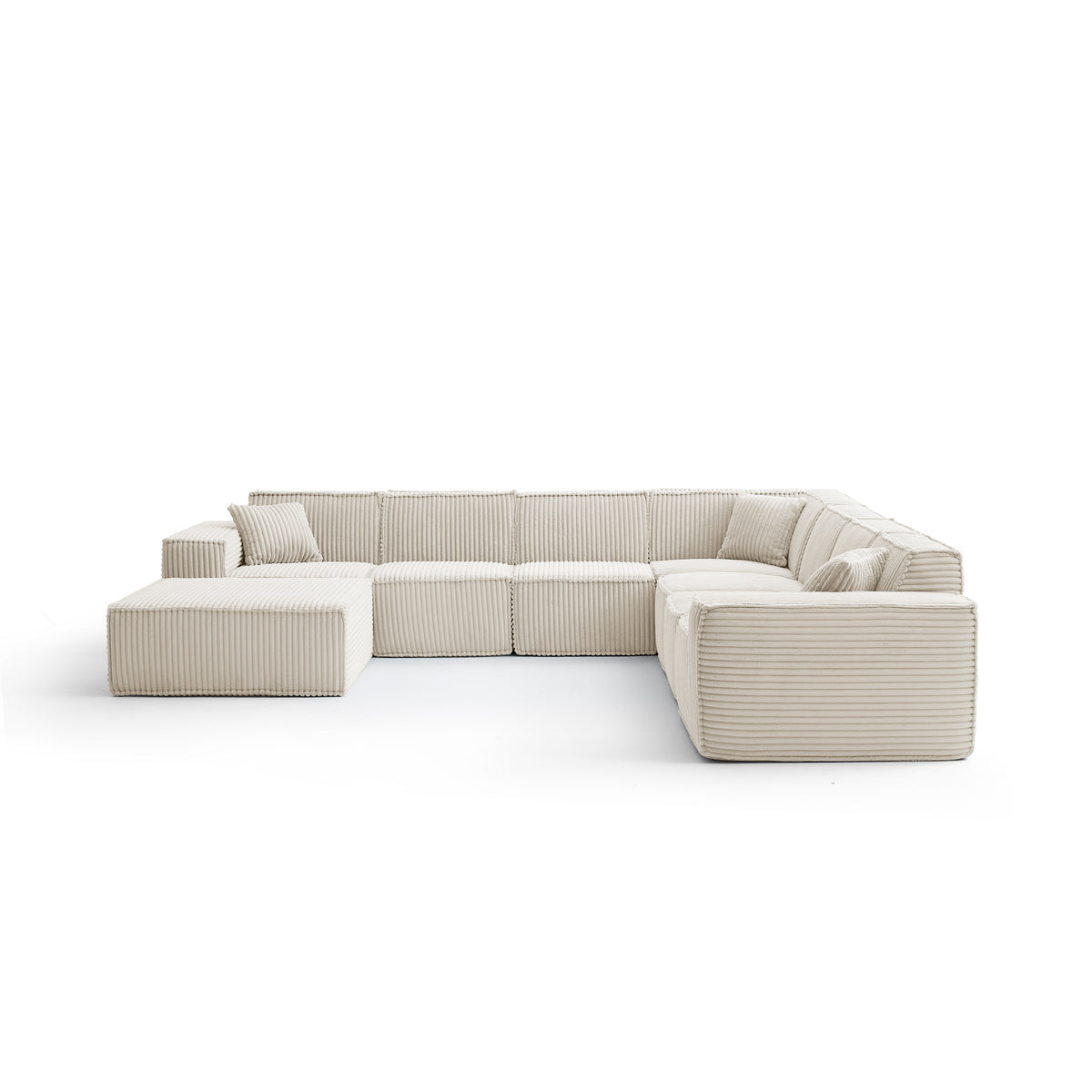 Champagne Mist | Domino Ottoman