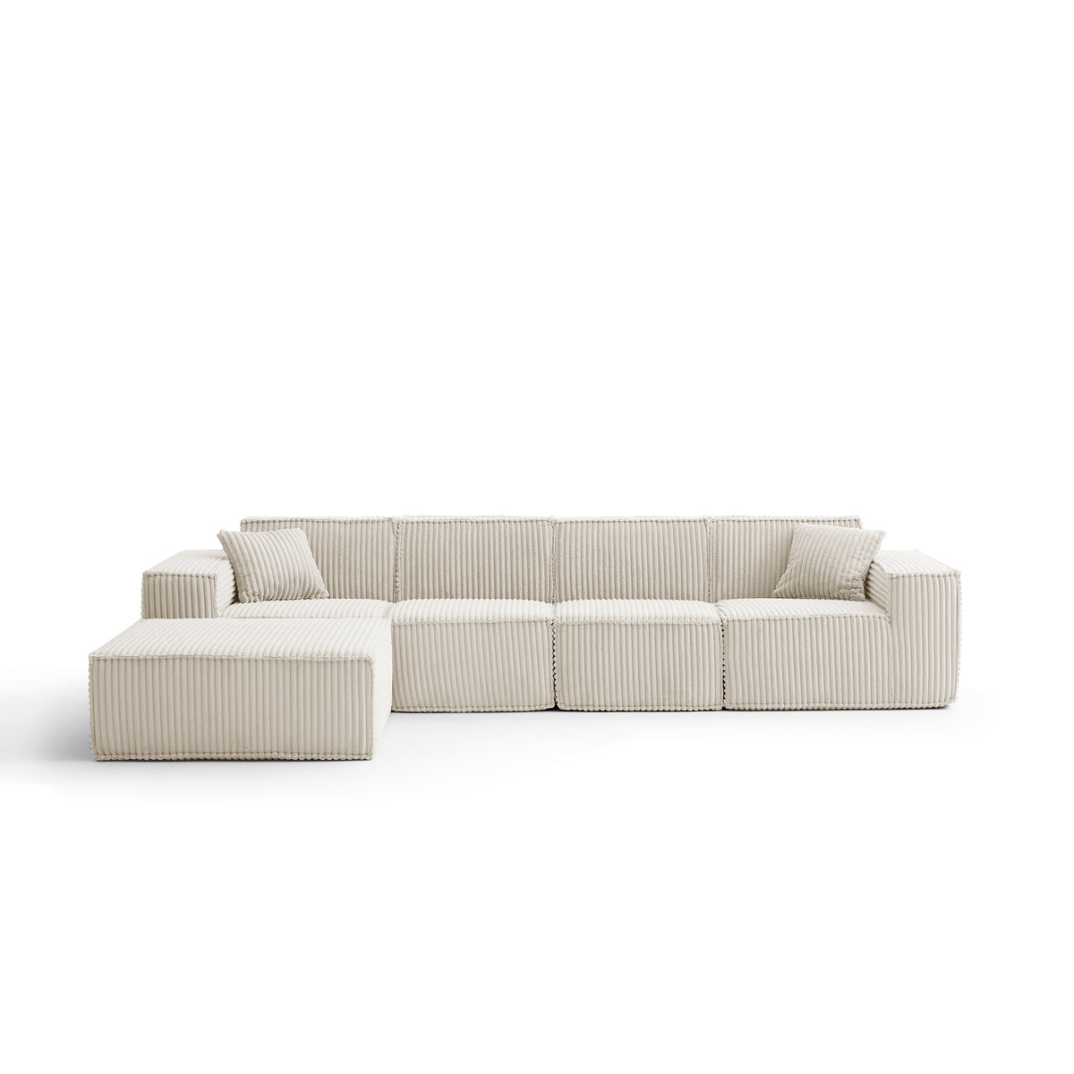 Champagne Mist | Domino Ottoman