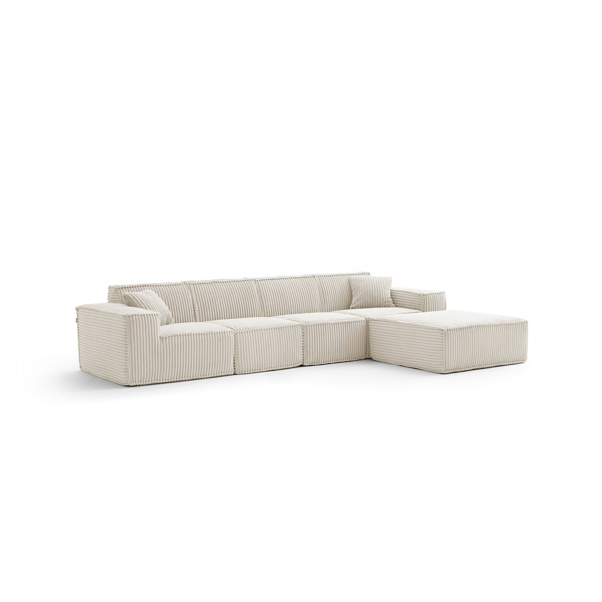 Champagne Mist | Domino Ottoman