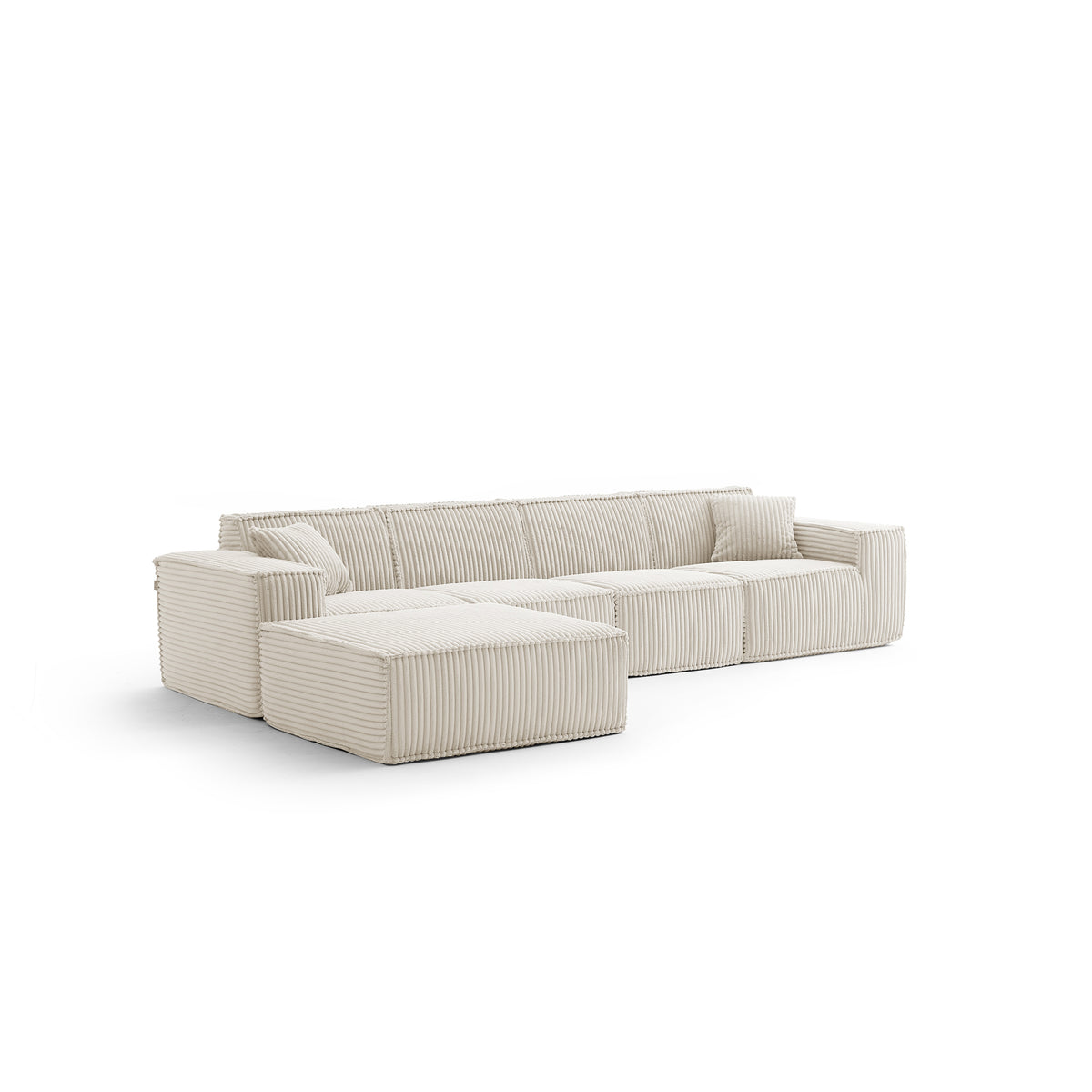Champagne Mist | Domino Ottoman