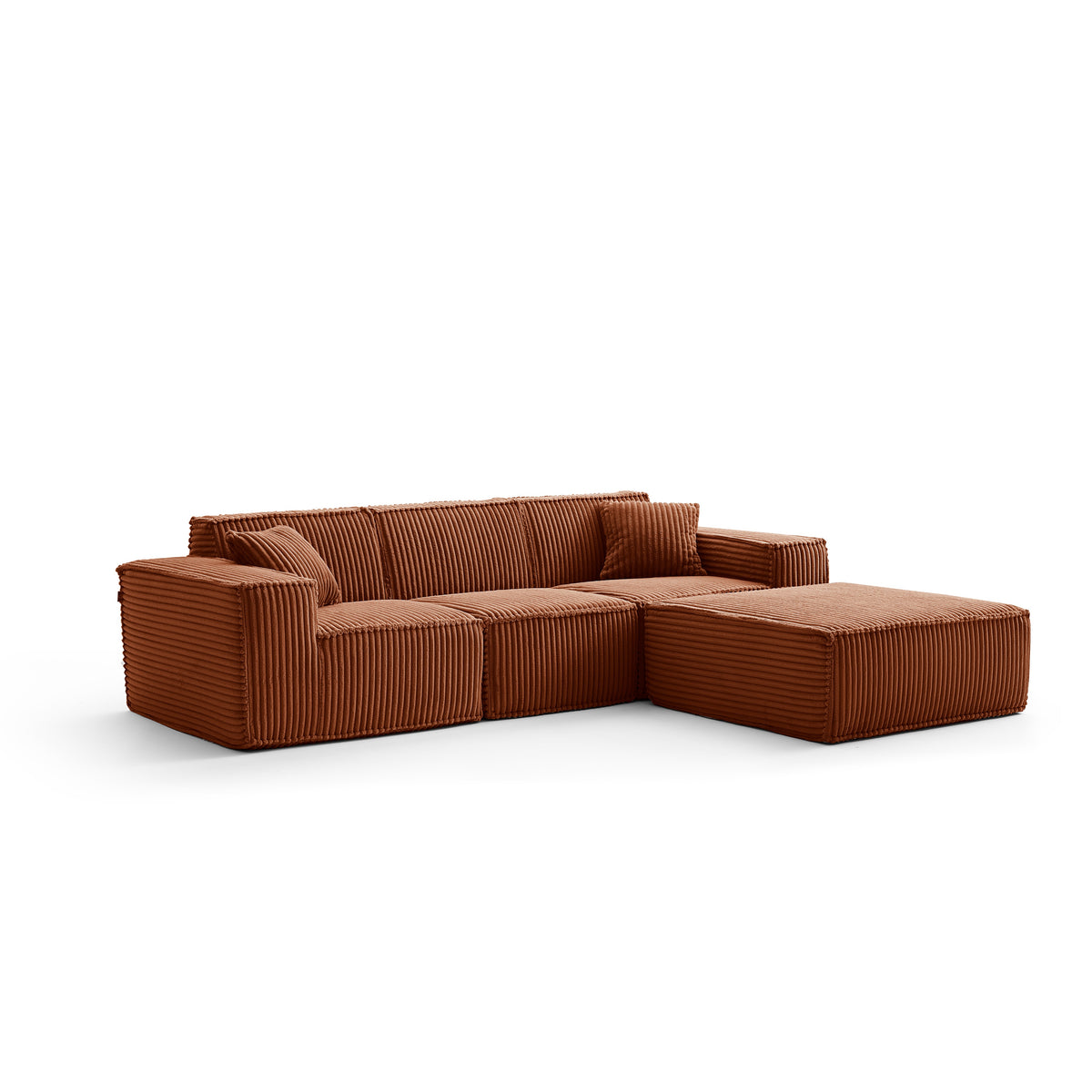 Autumn Umber | Domino Ottoman