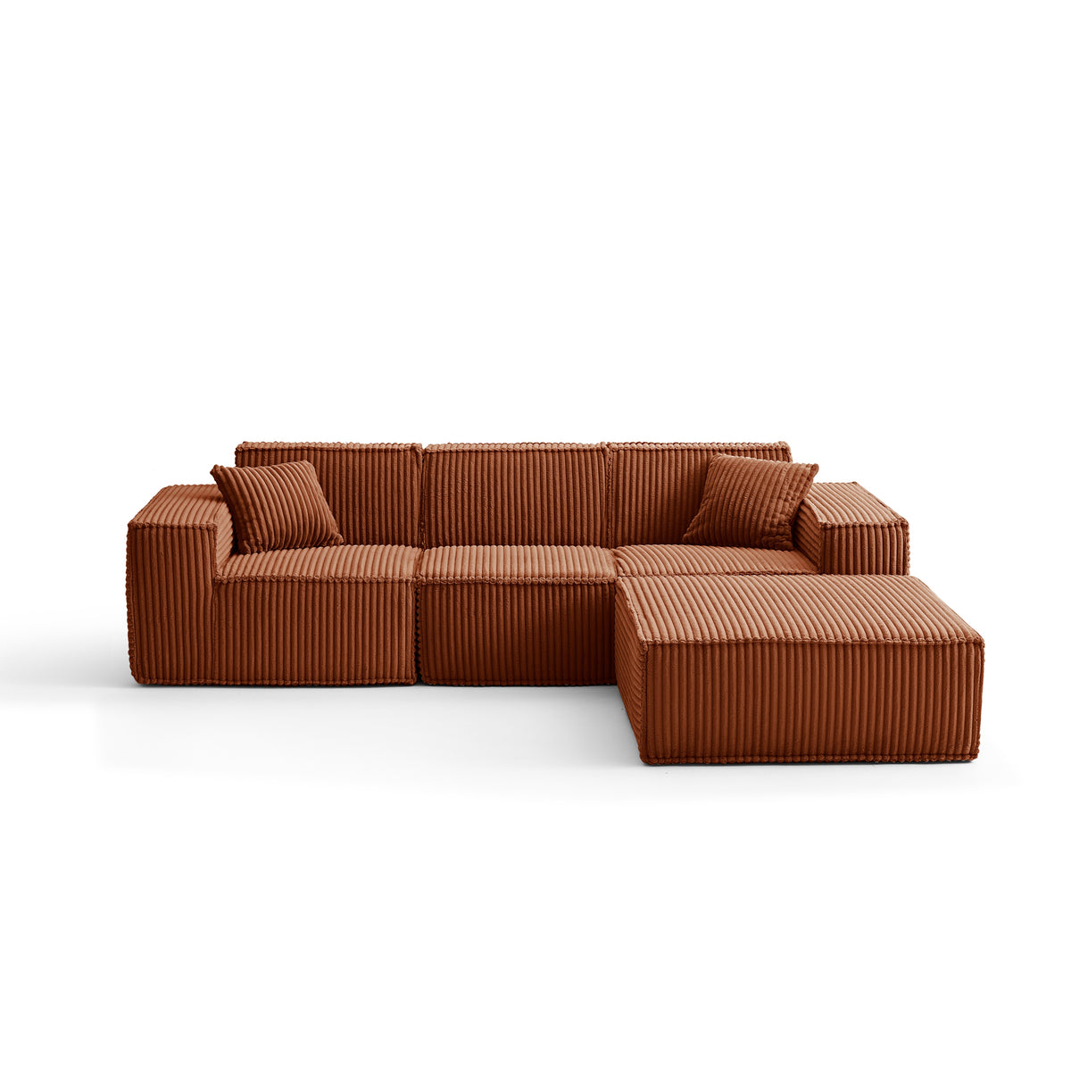 Autumn Umber | Domino Ottoman