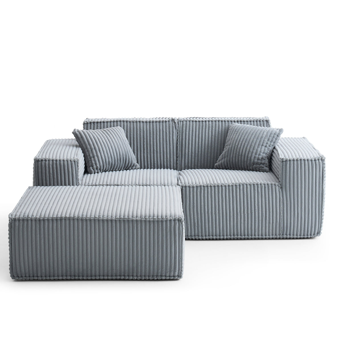 Silver Birch | Domino Ottoman