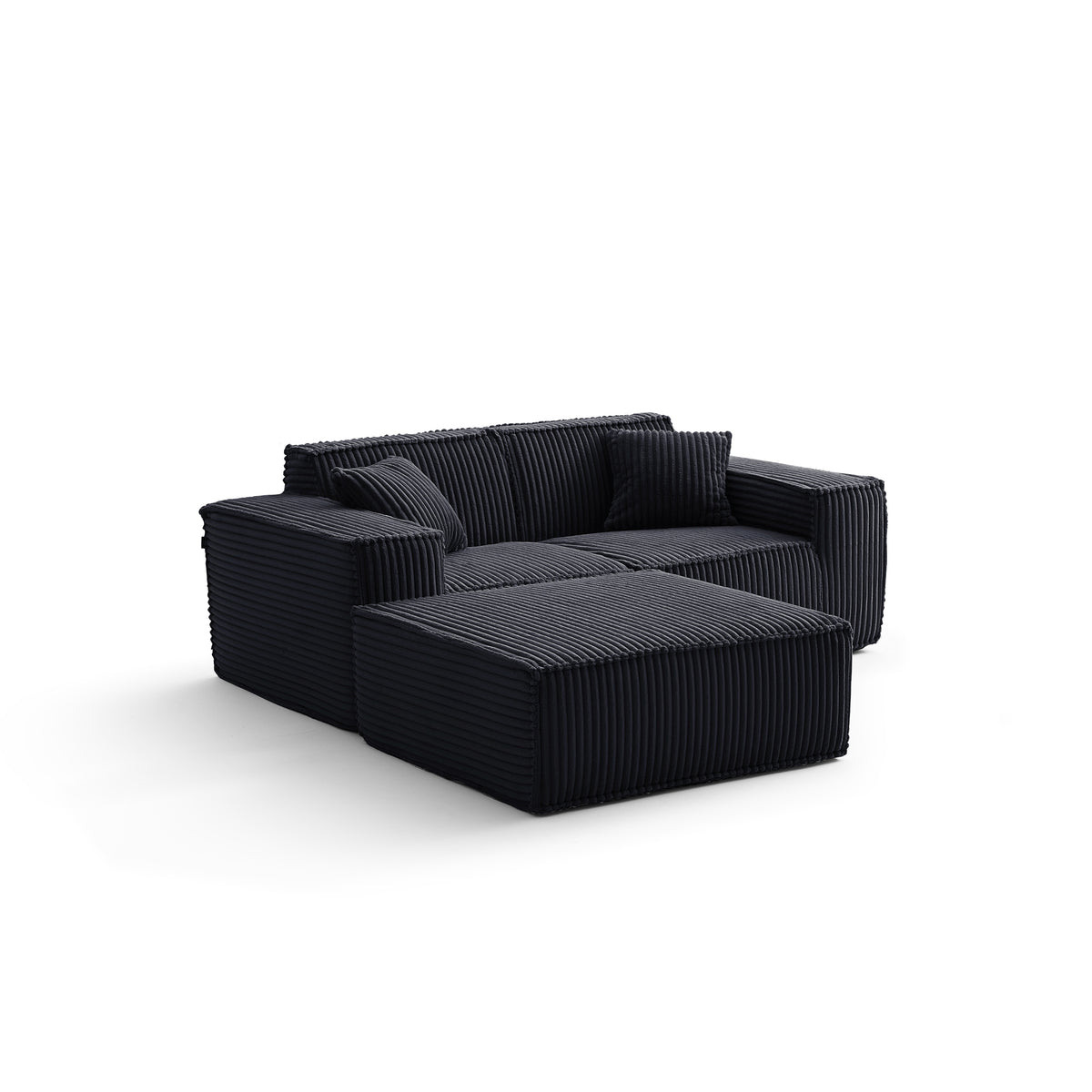 Midnight Ink | Domino Ottoman