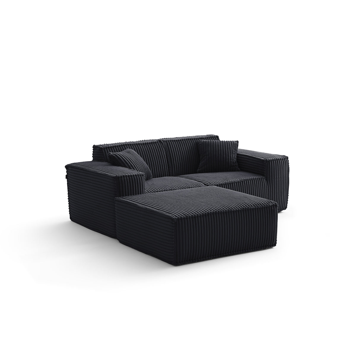 Midnight Ink | Domino Ottoman
