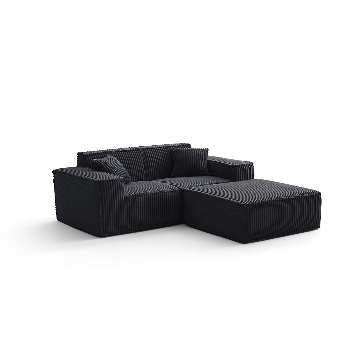 Midnight Ink | Domino Ottoman
