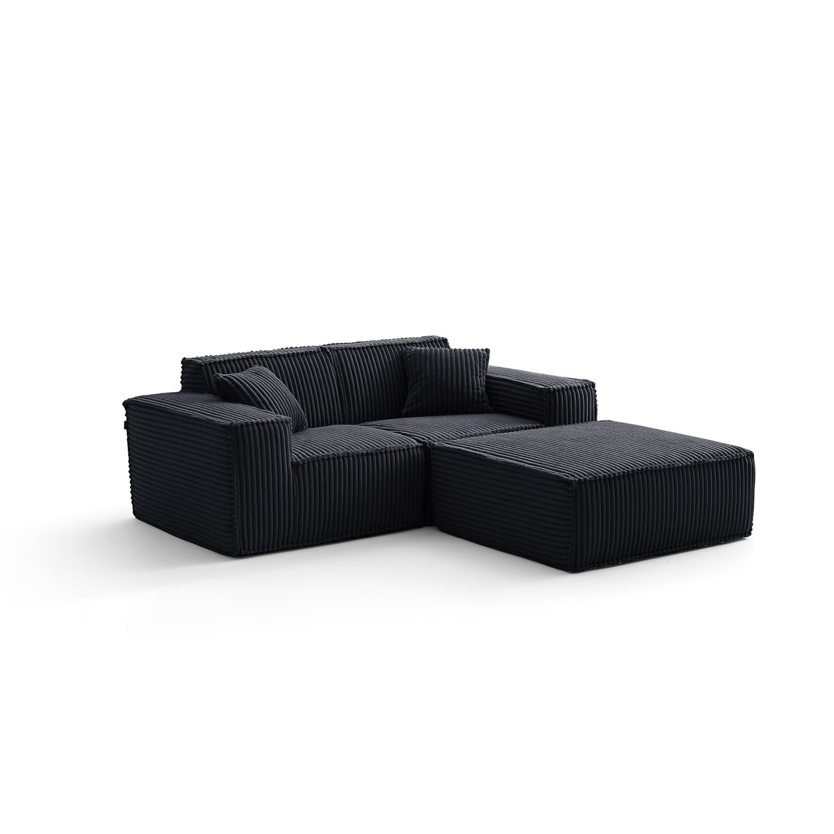 Midnight Ink | Domino Ottoman