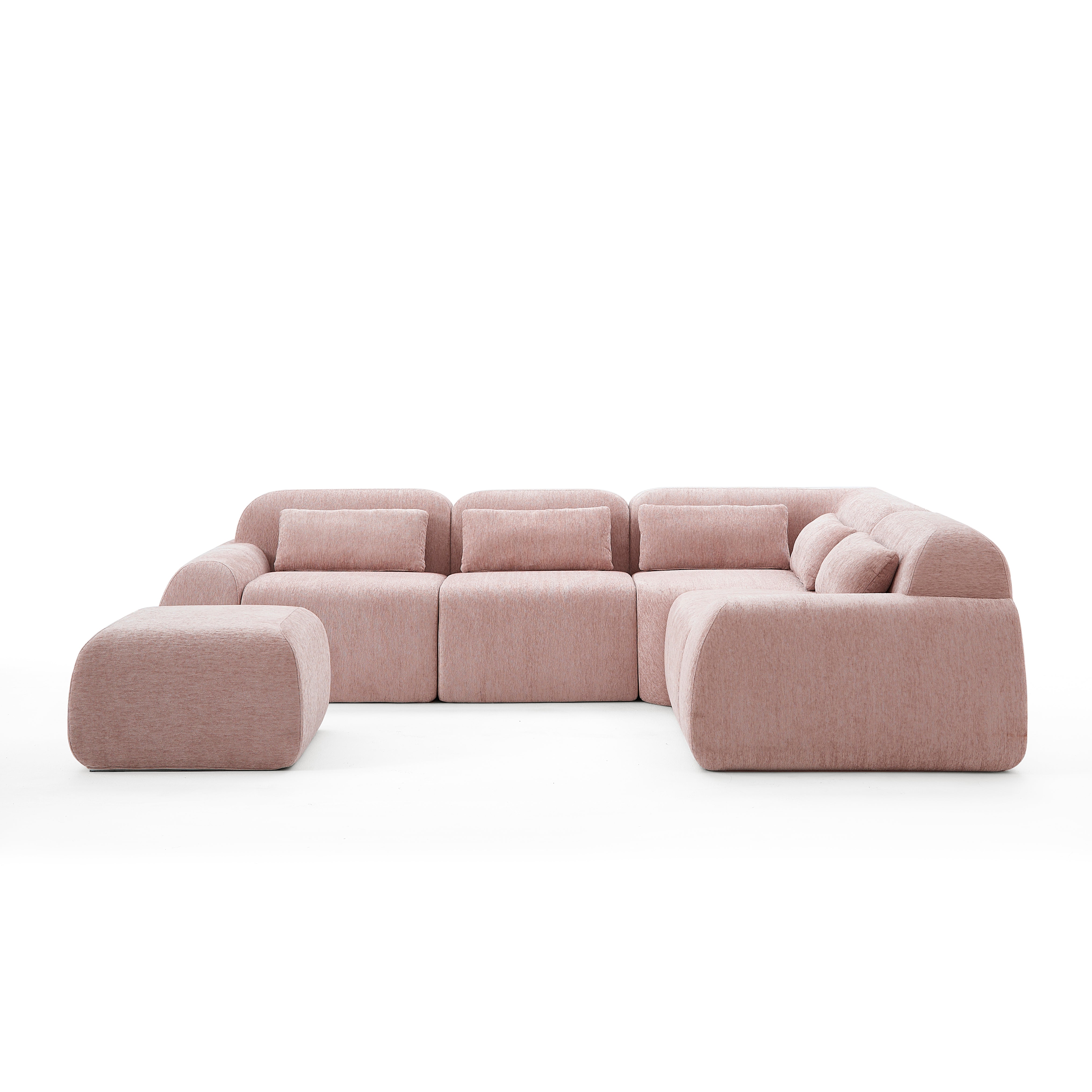 Pearl Corner Sectional + Ottoman