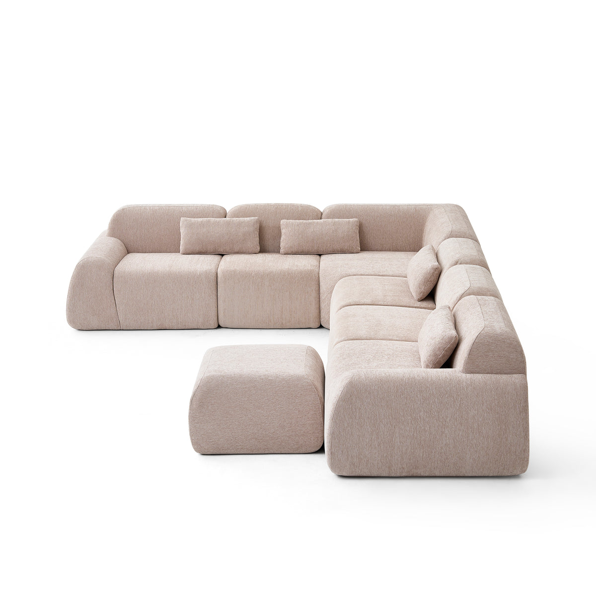 Champagne Mist | Pearl Ottoman