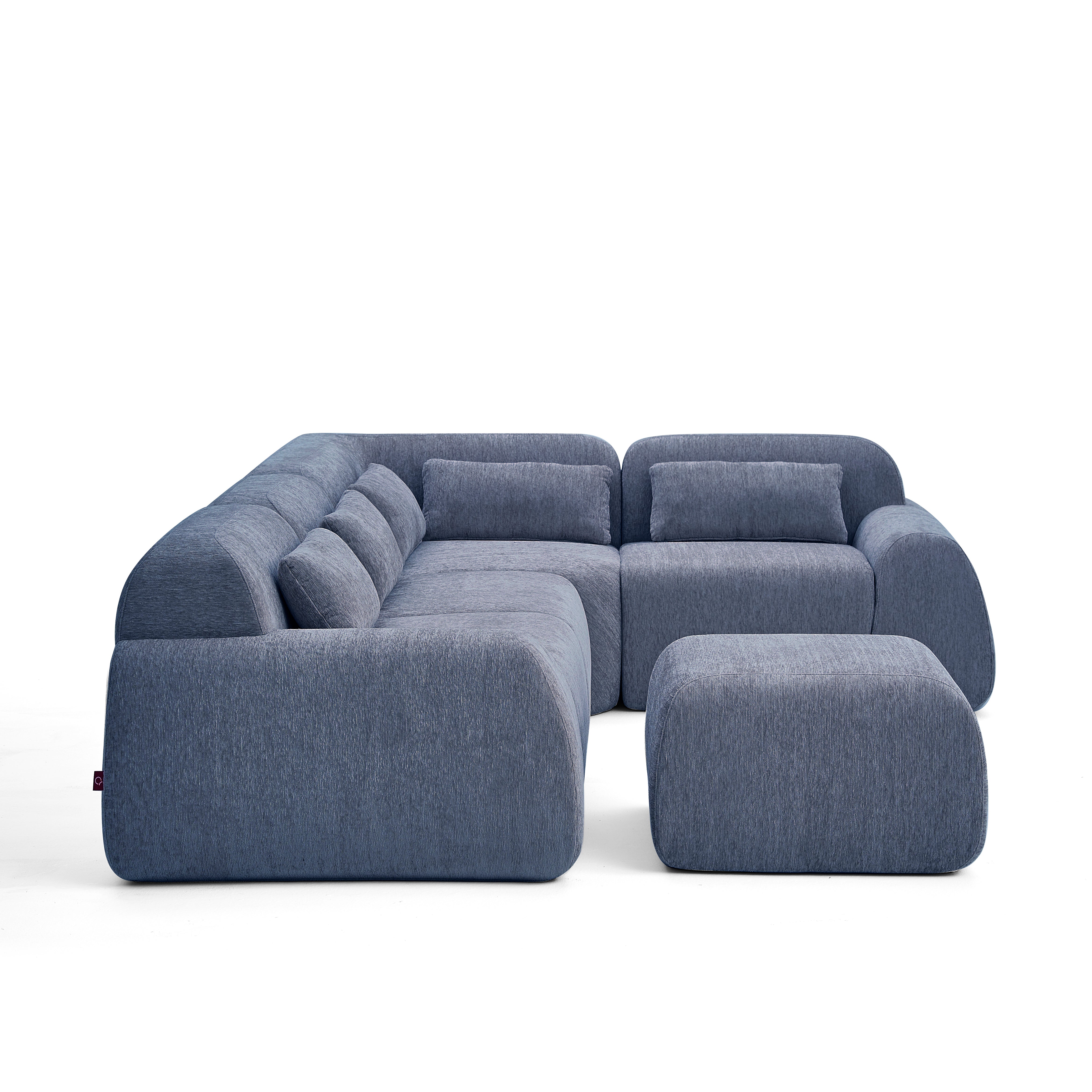 Pearl Corner Sectional + Ottoman