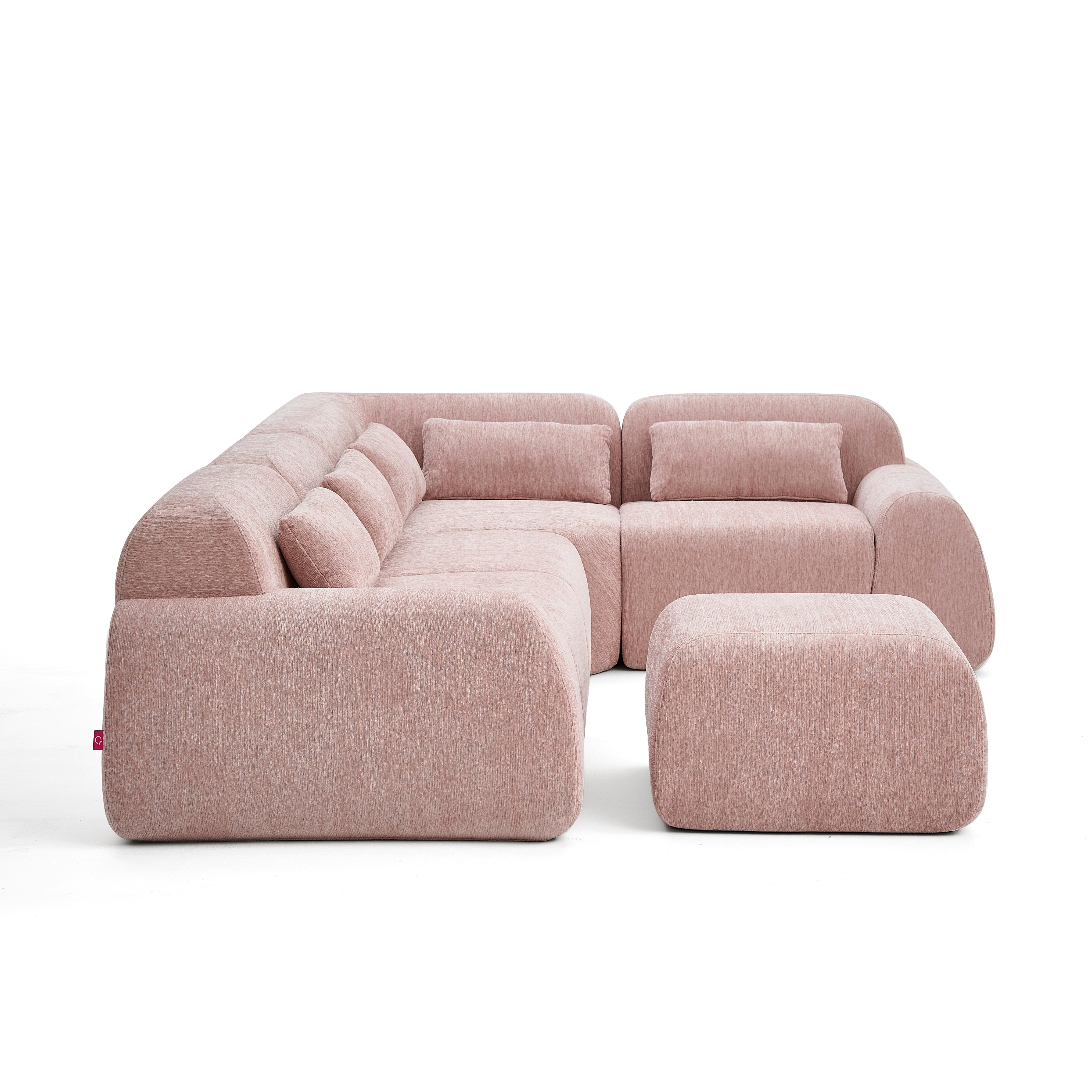 Pearl Corner Sectional + Ottoman