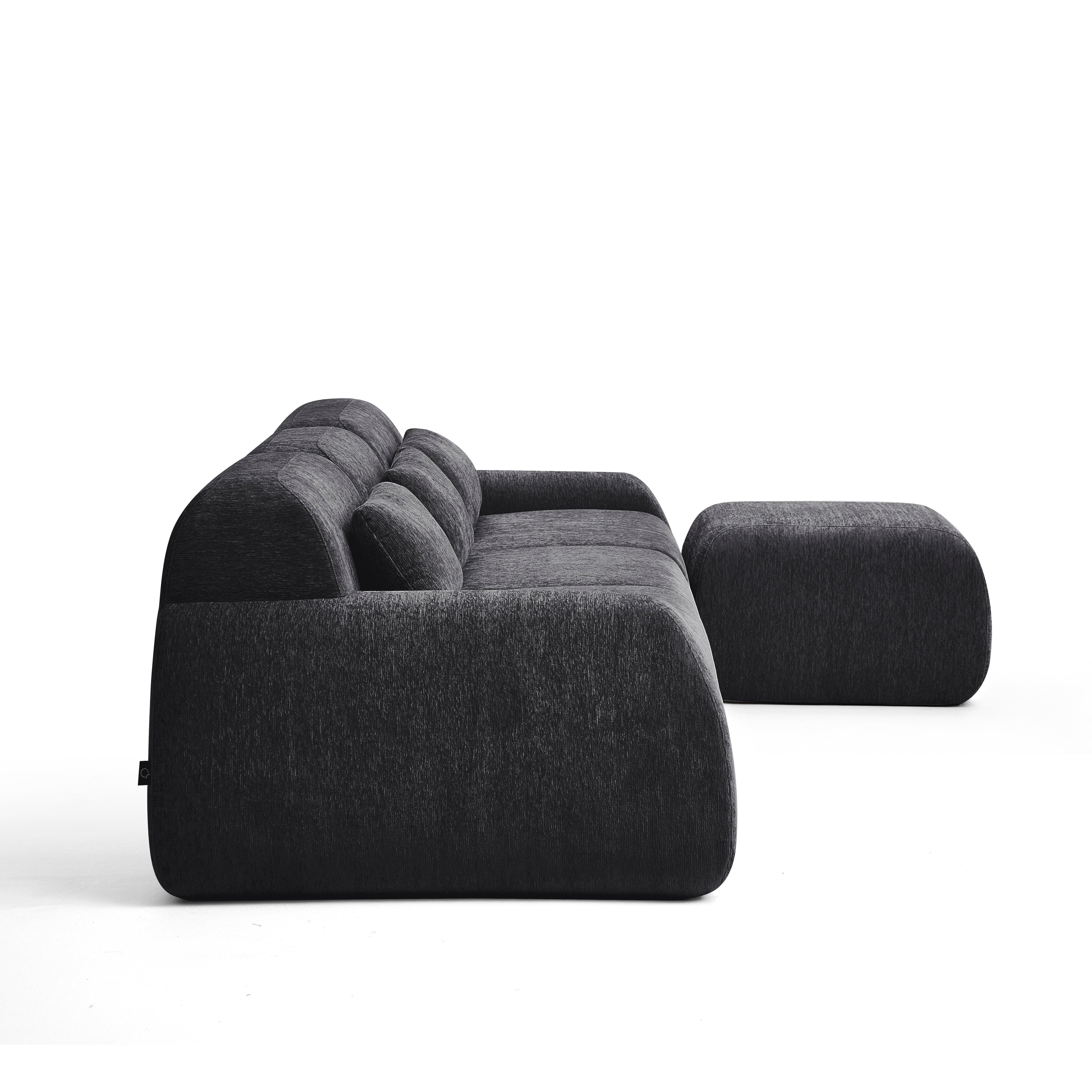 Pearl 3-Seater + Ottoman