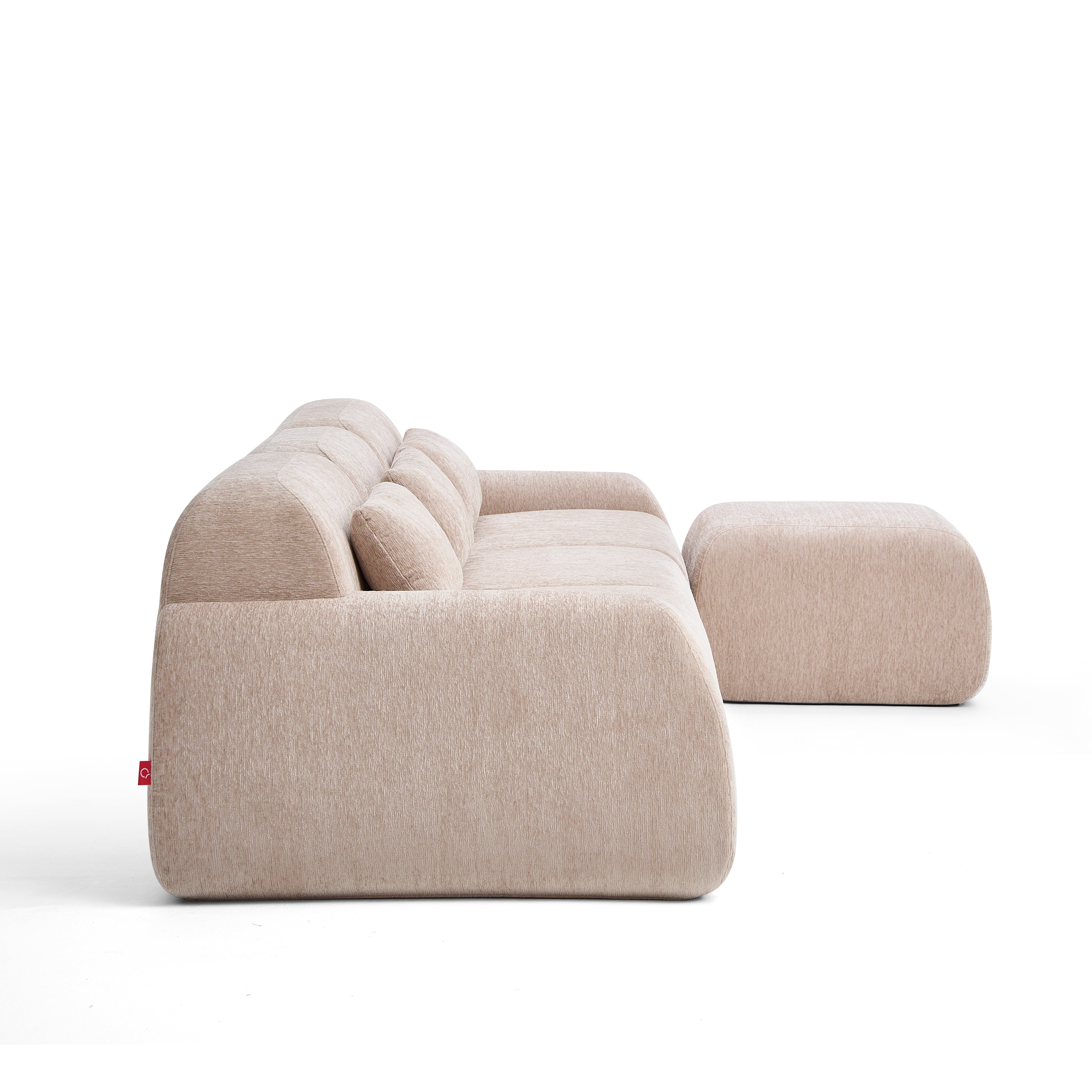 Pearl 3-Seater + Ottoman