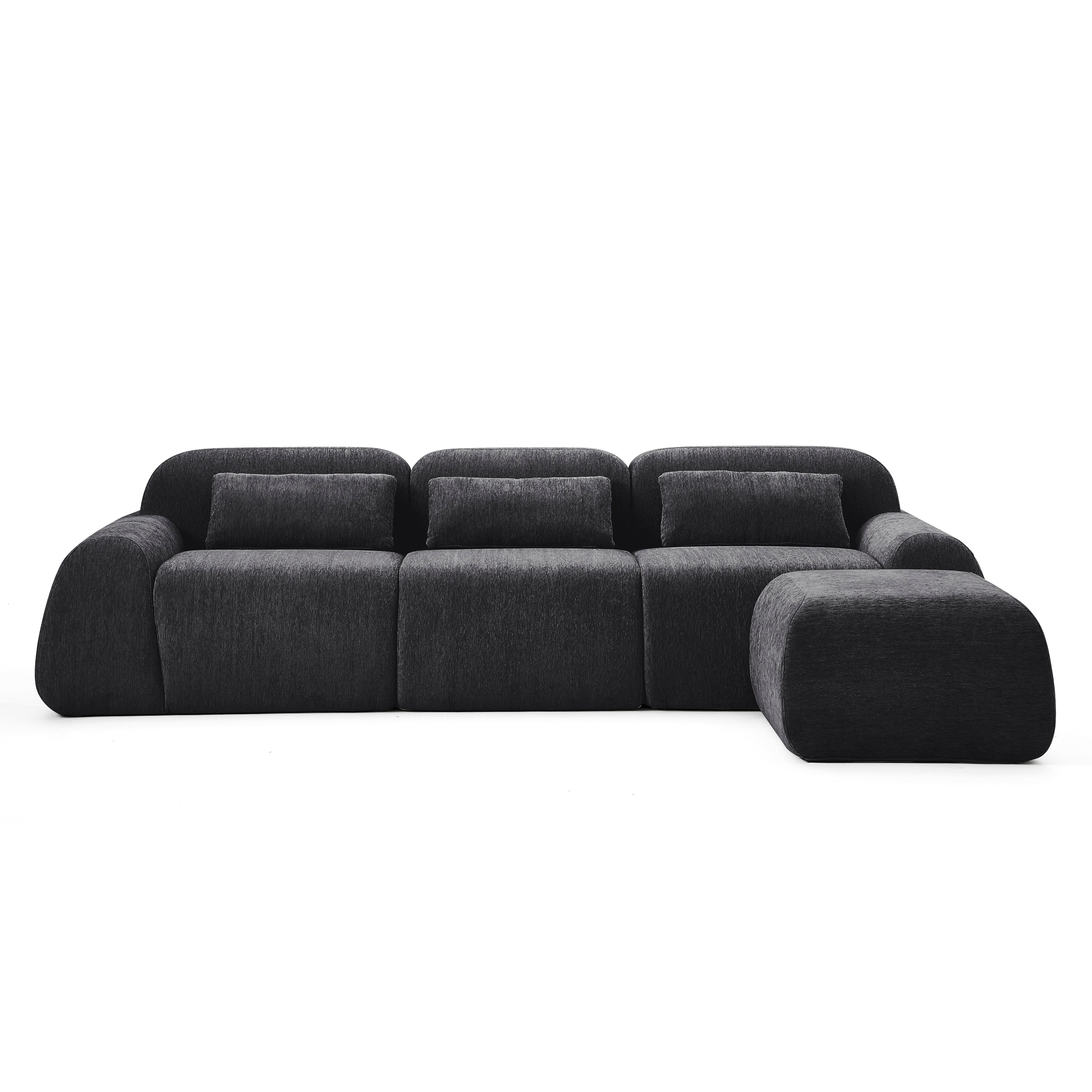 Pearl 3-Seater + Ottoman