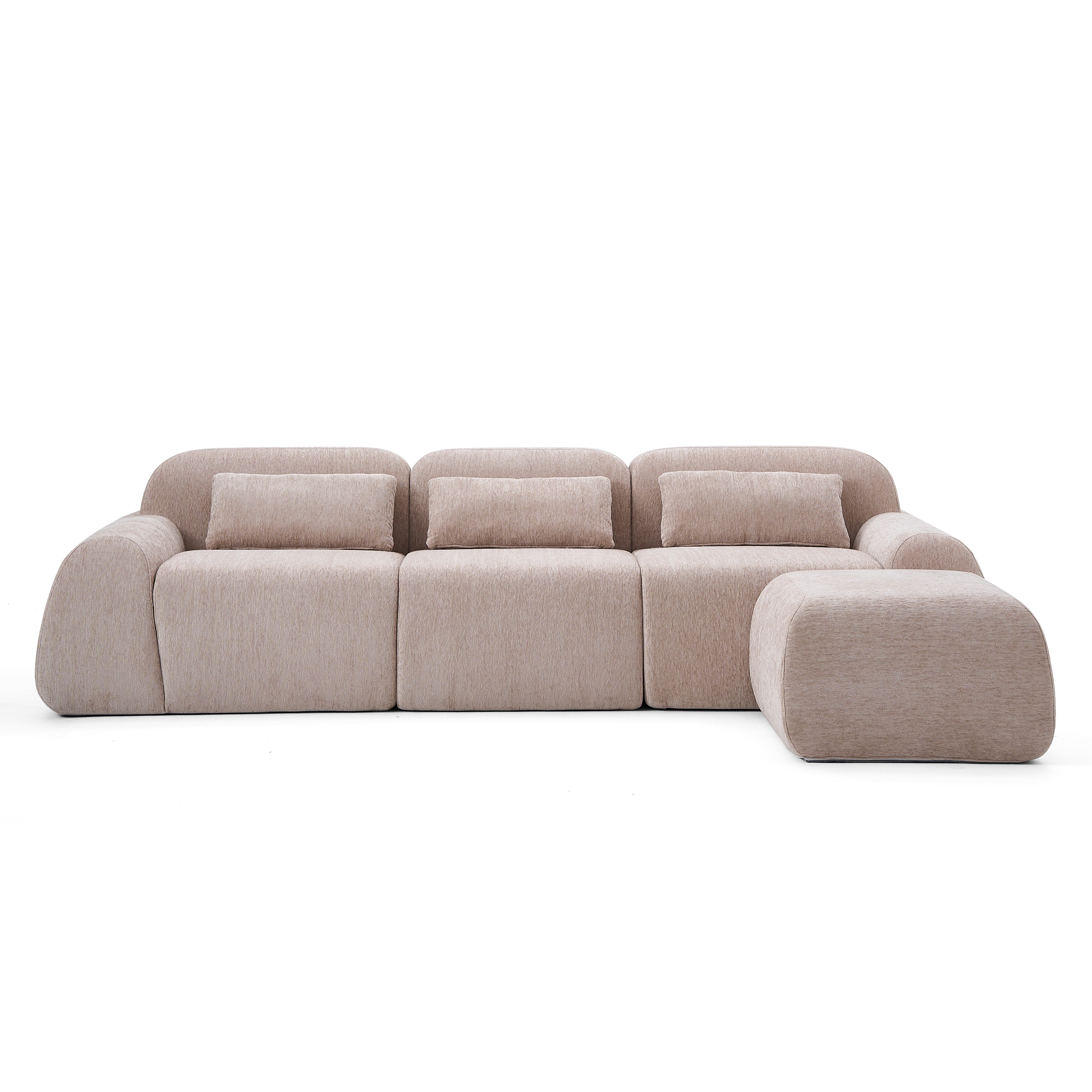 Pearl 3-Seater + Ottoman