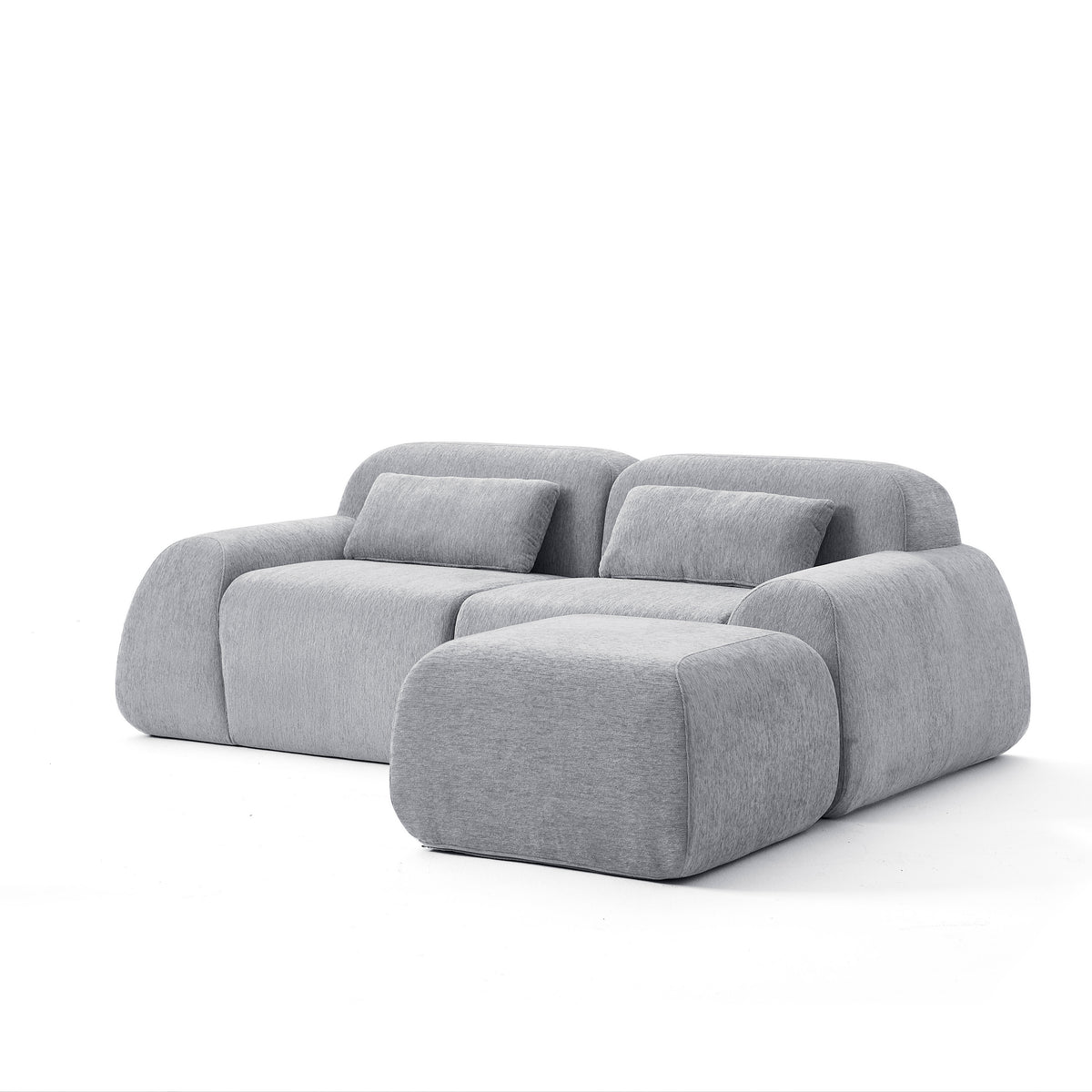 Silver Birch | Pearl Ottoman
