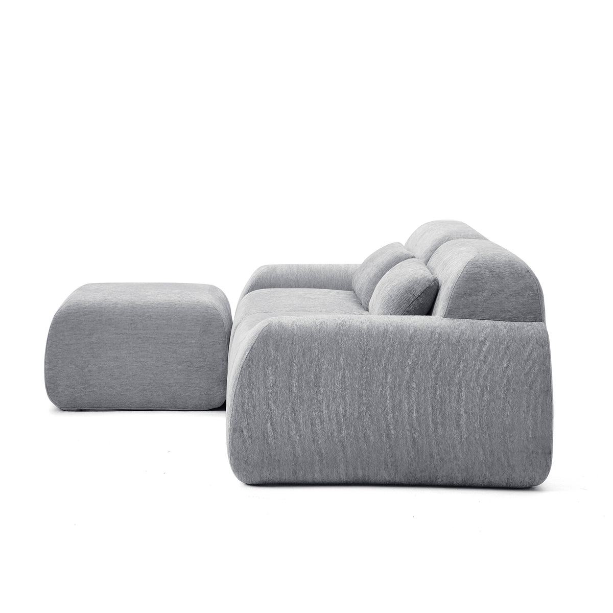 Silver Birch | Pearl Ottoman