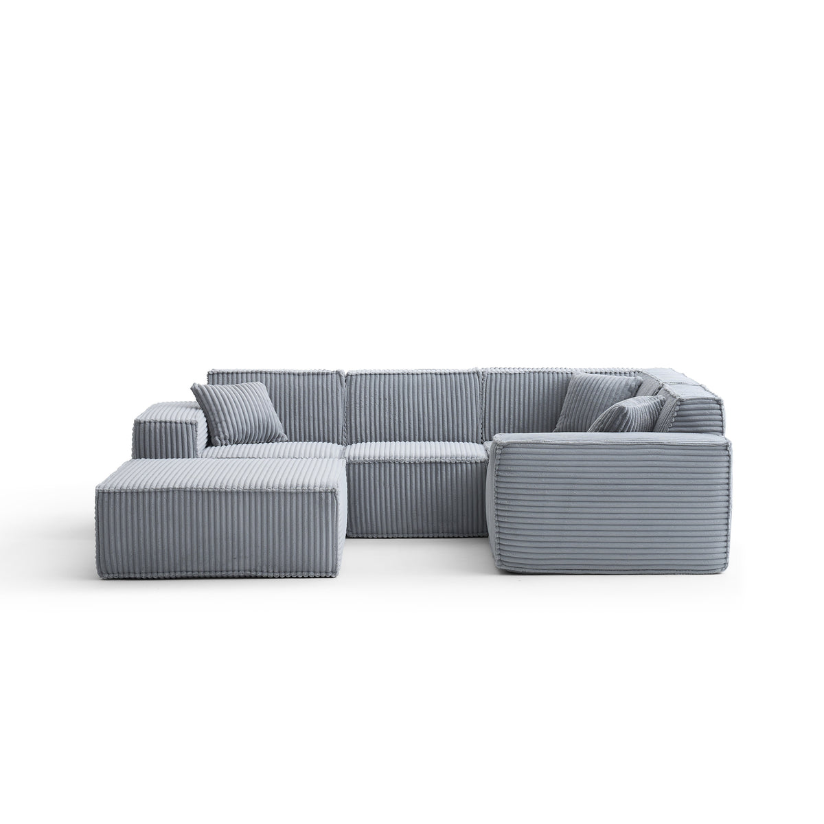 Silver Birch | Domino Ottoman