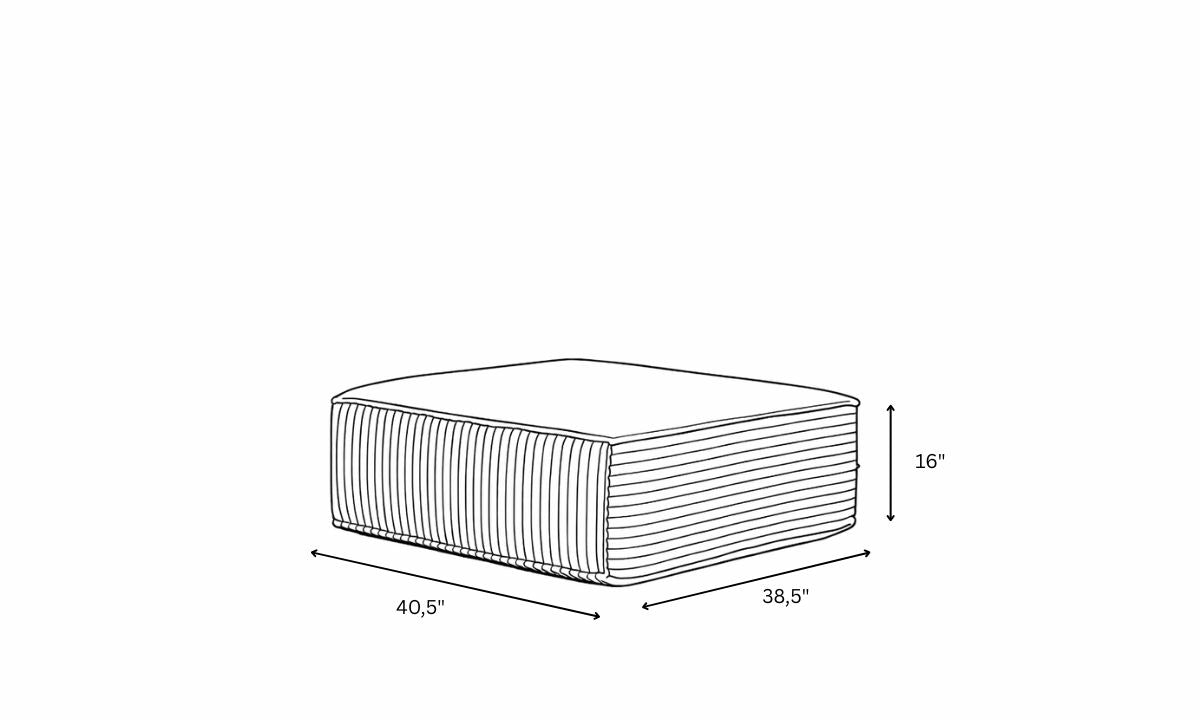 Puffy Domino Ottoman