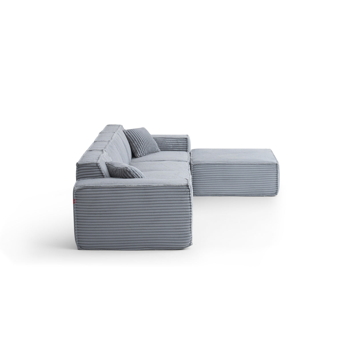 Silver Birch | Domino Ottoman
