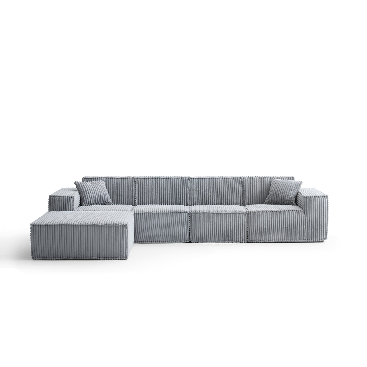 Silver Birch | Domino Ottoman