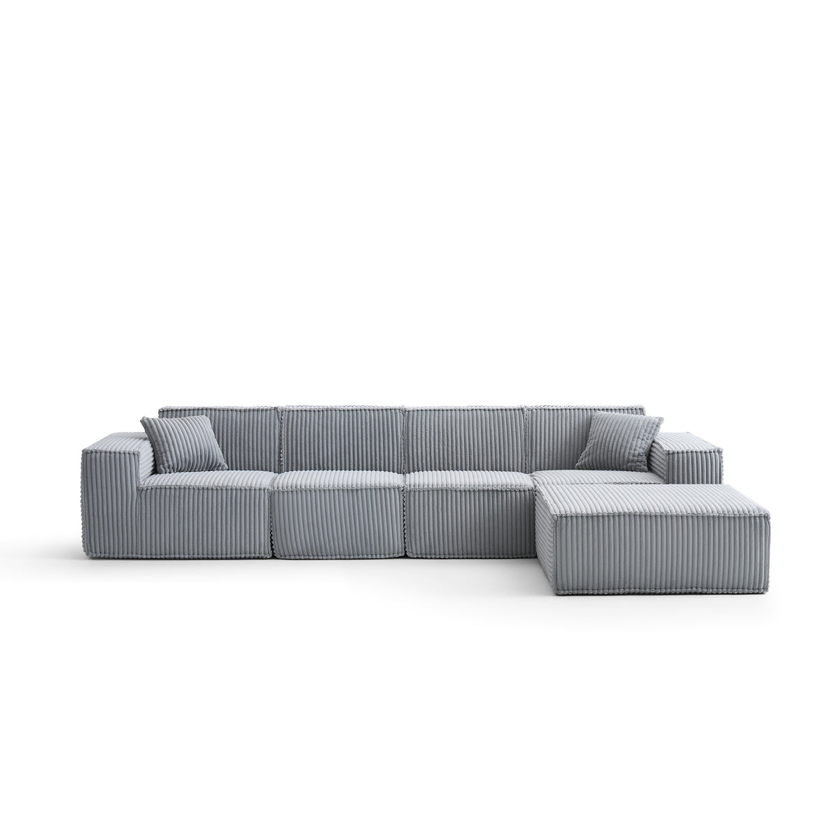 Silver Birch | Domino Ottoman