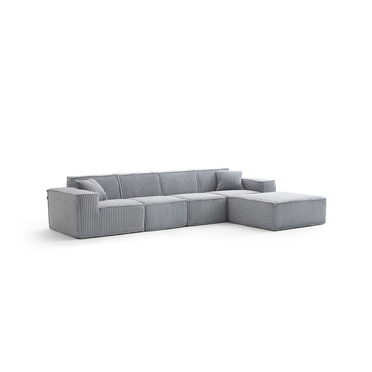 Silver Birch | Domino Ottoman
