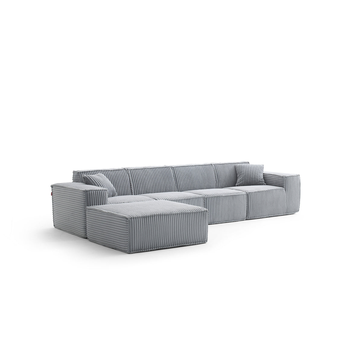 Silver Birch | Domino Ottoman