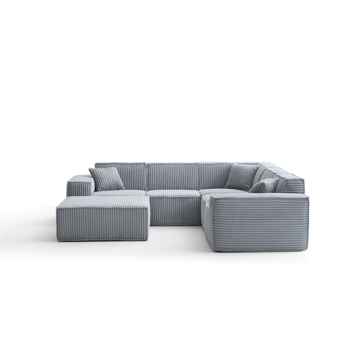 Silver Birch | Domino Ottoman