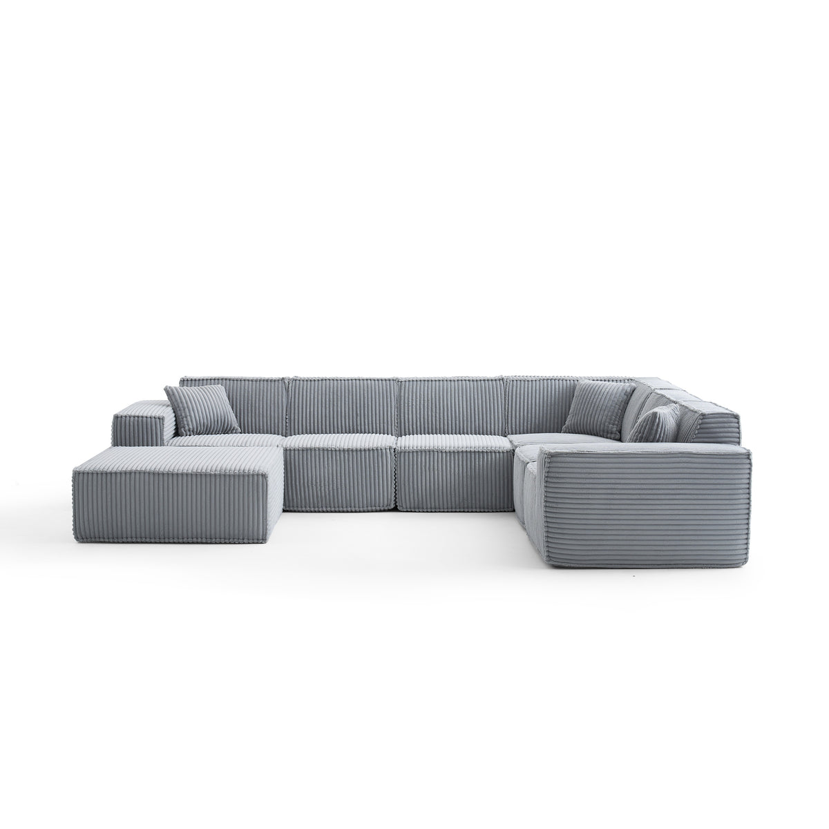 Silver Birch | Domino Ottoman