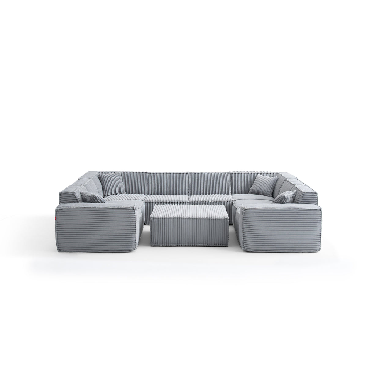 Silver Birch | Domino Ottoman