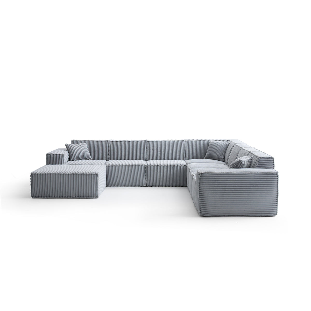 Silver Birch | Domino Ottoman