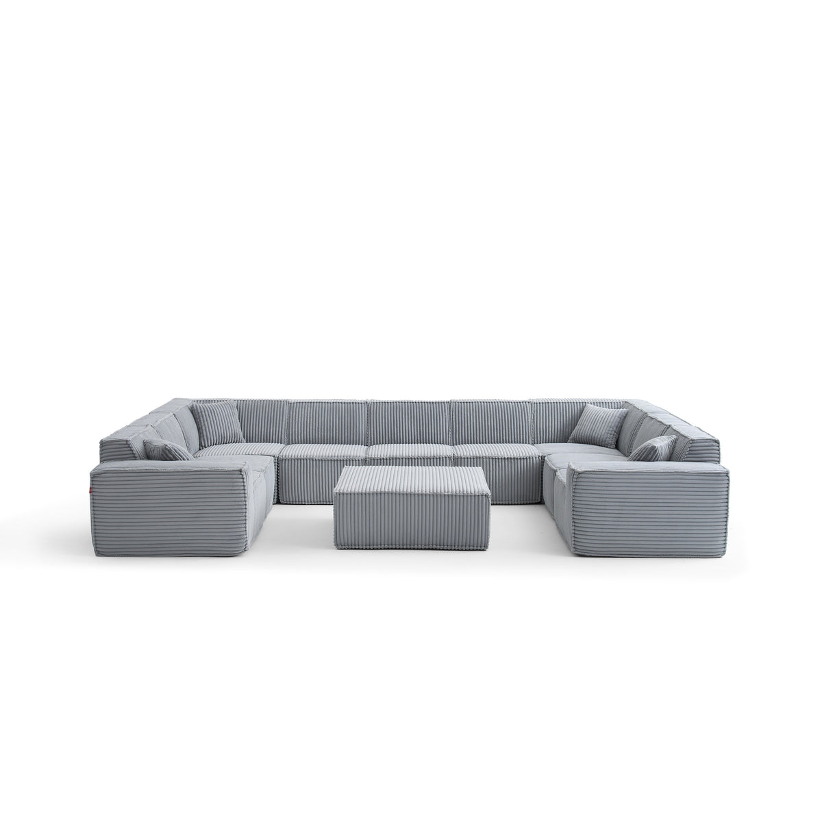 Silver Birch | Domino Ottoman