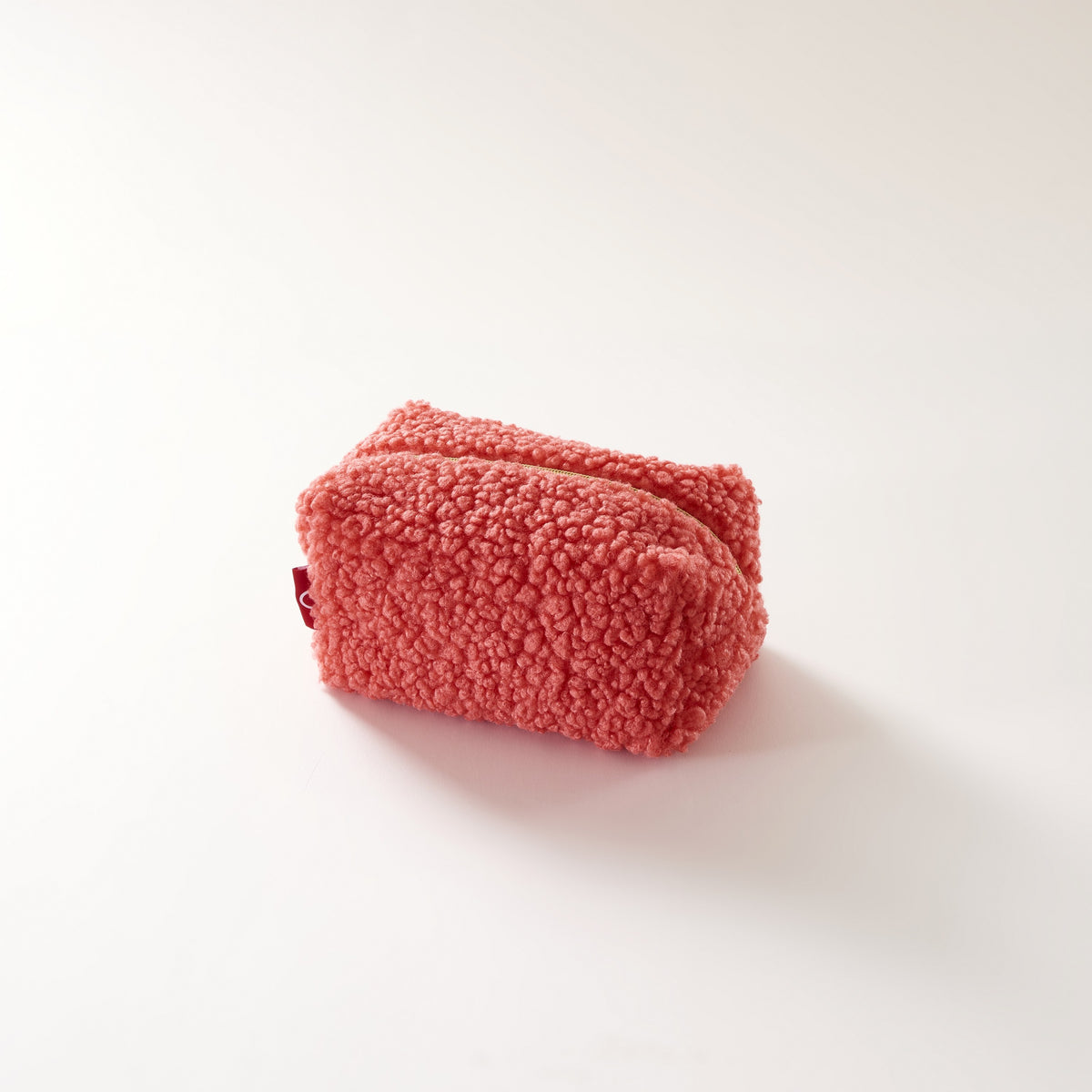 Care Kit sherpa zip pouch, angled