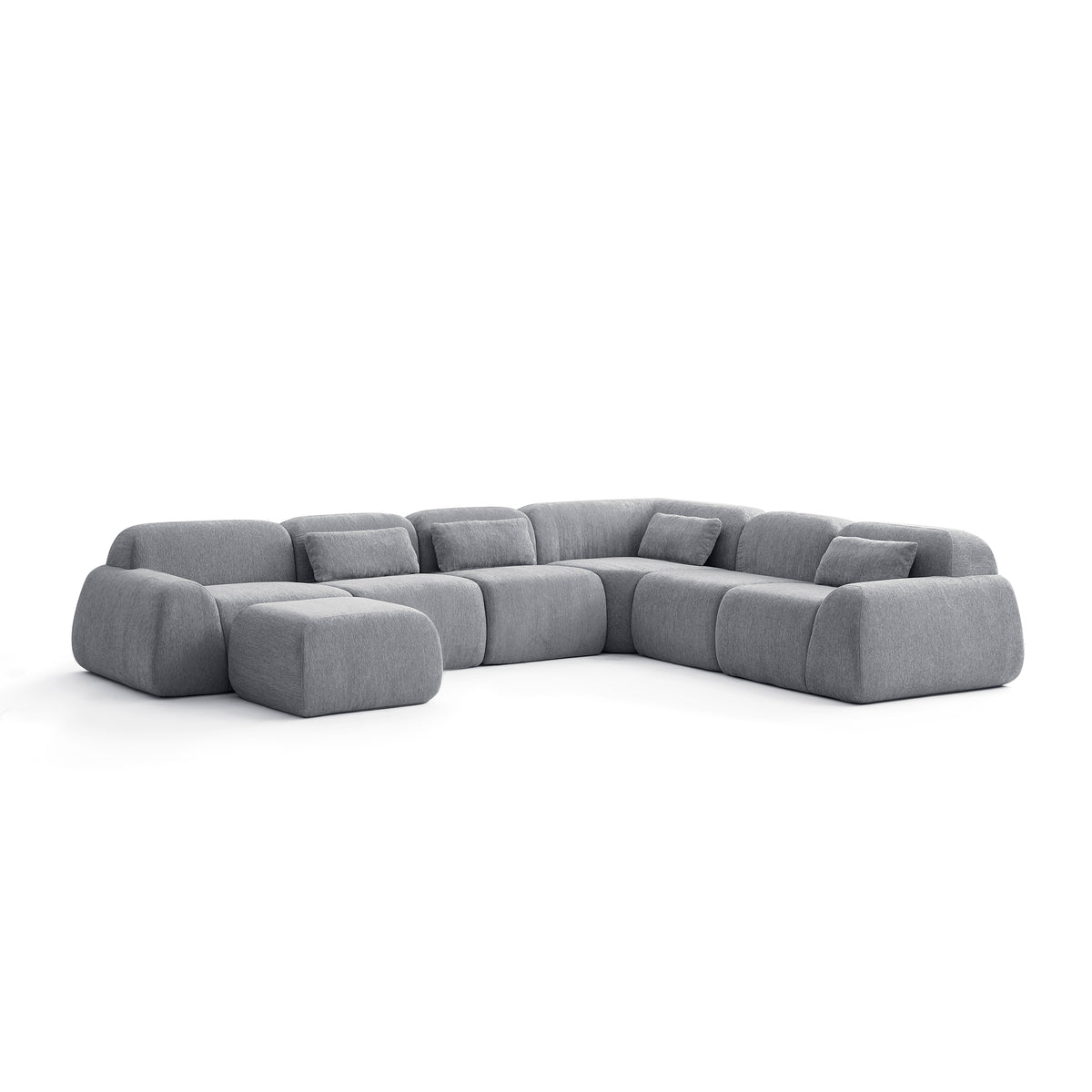 Silver Birch | Pearl Ottoman