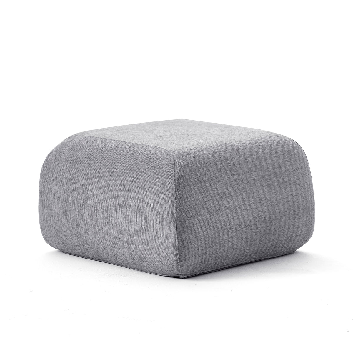 Pearl Ottoman - Silver Birch
