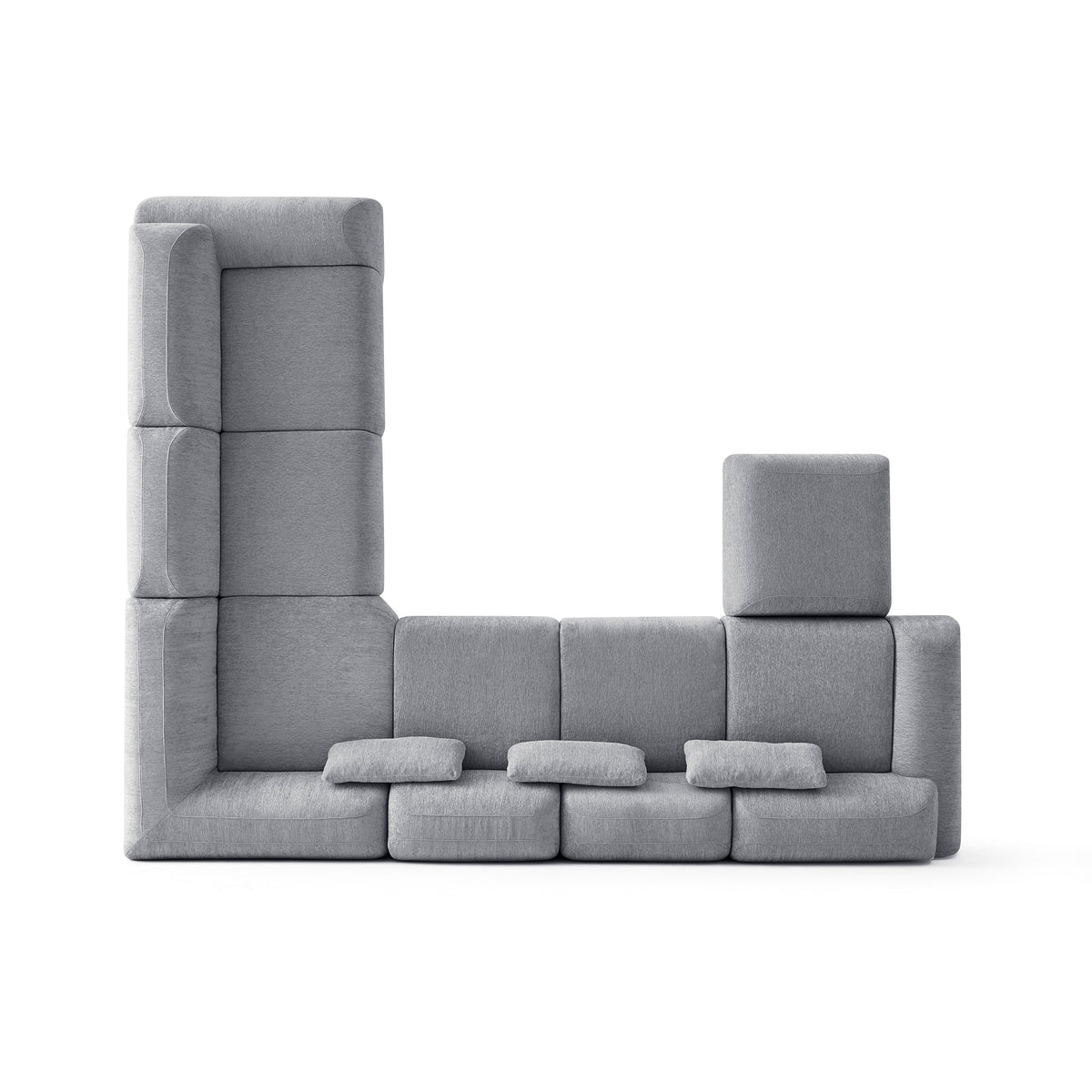 Silver Birch | Pearl Ottoman