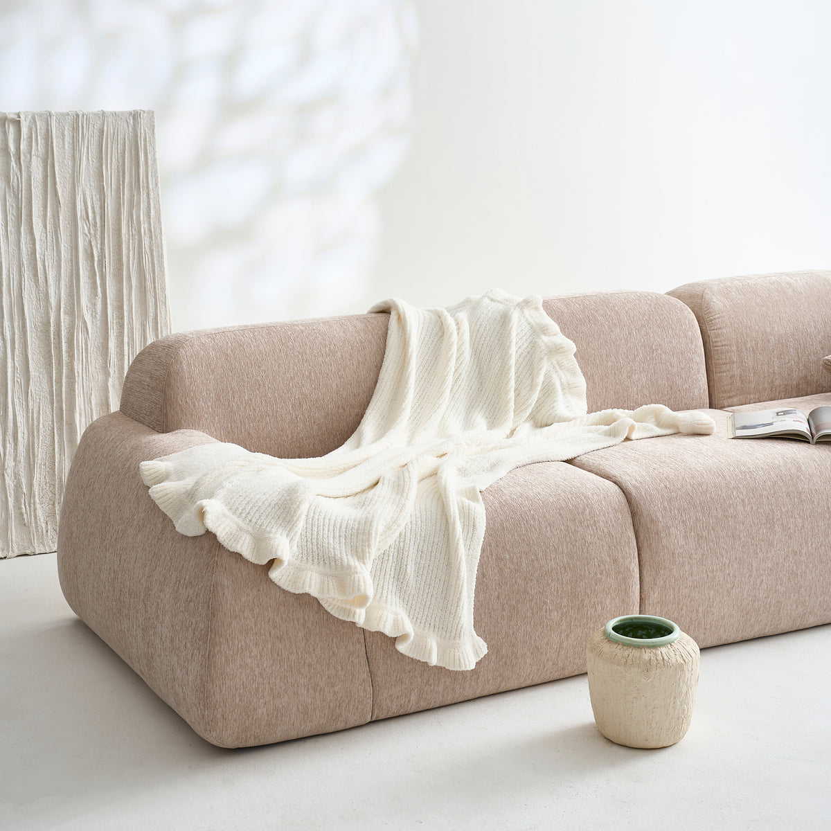 Ivory | Nest Throw