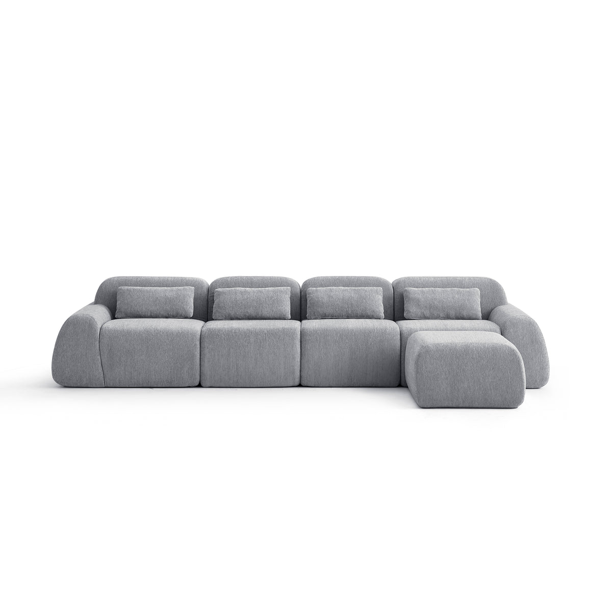 Silver Birch | Pearl Ottoman