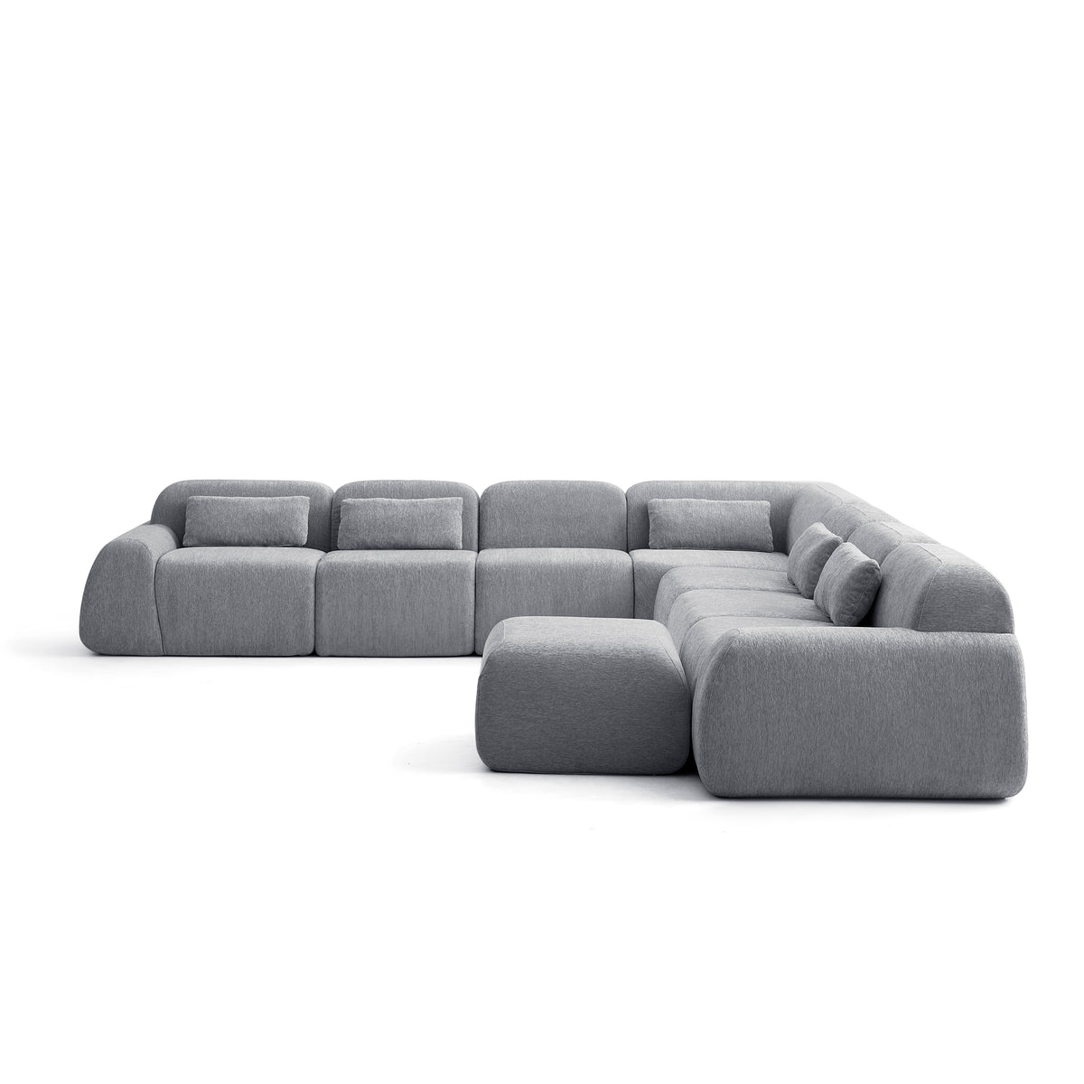 Silver Birch | Pearl Ottoman