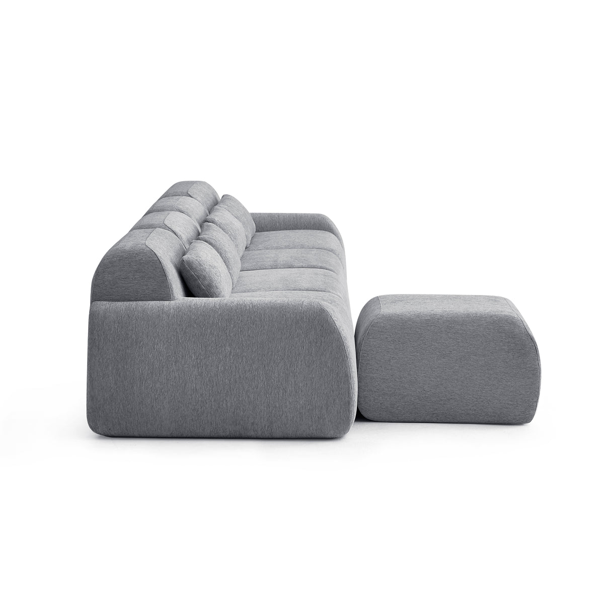 Silver Birch | Pearl Ottoman