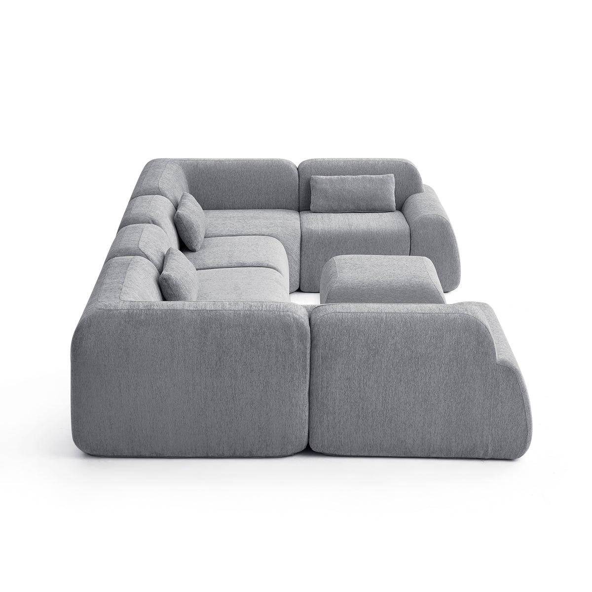 Silver Birch | Pearl Ottoman
