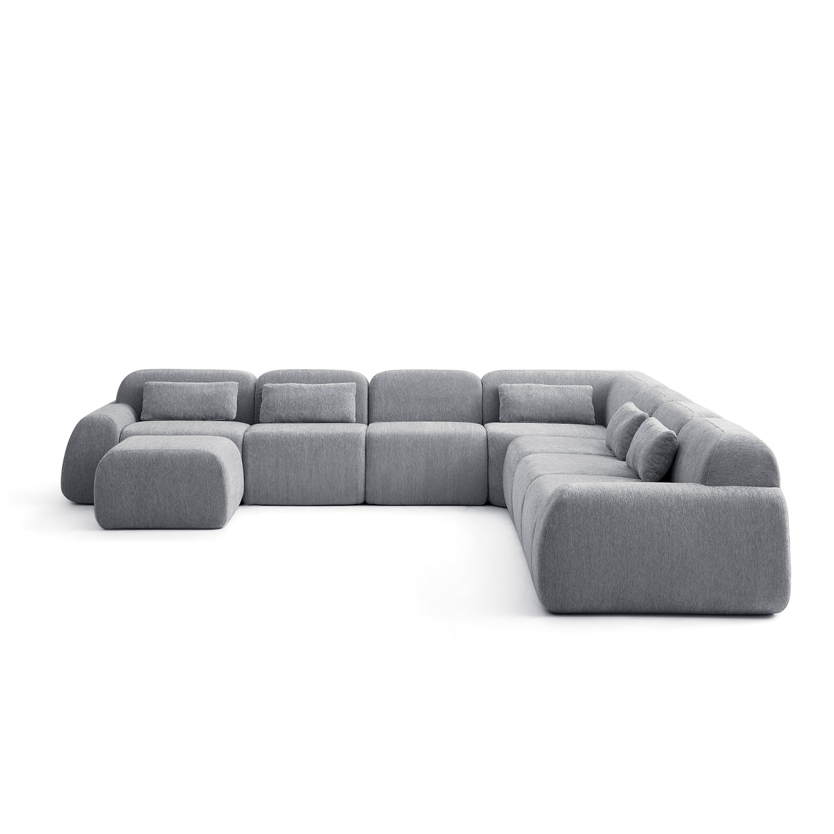 Silver Birch | Pearl Ottoman